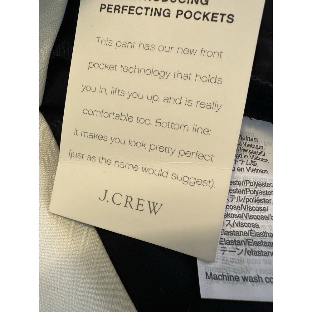 NWT J Crew 365 Womens High Rise Cameron Pant 12 Four Way Stretch Preppy Blue - Picture 11 of 11